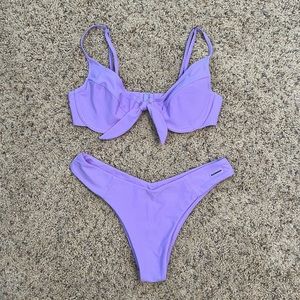 Blackbough Willow Lilac Bikini Set